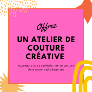 carte cadeau atelier de couture créative